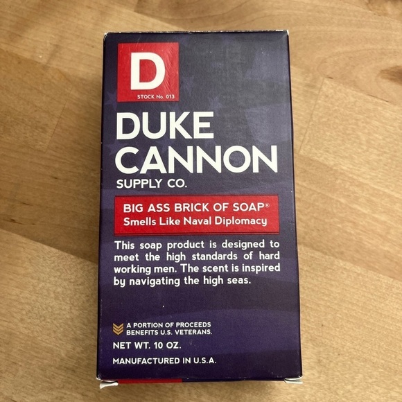 NIB Duke Cannon Supply Co. 10oz Big Ass Brick Of Soap- Naval Supremacy - Picture 4 of 9